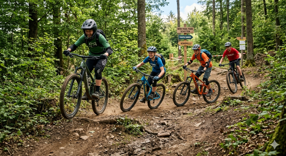 Mountainbike Academy in der Vulkanregion Vogelsberg am Hoherodskopf