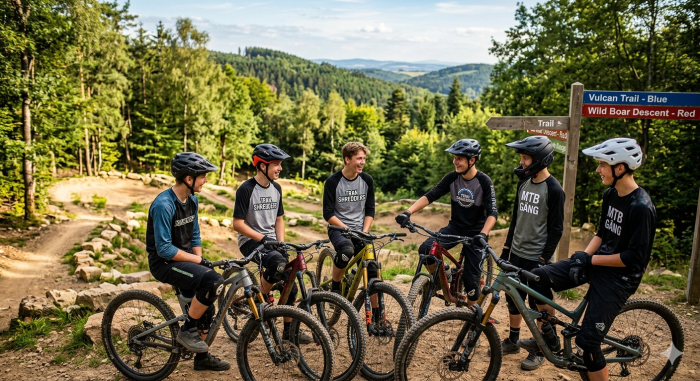 Mountainbike Academy in der Vulkanregion Vogelsberg am Hoherodskopf